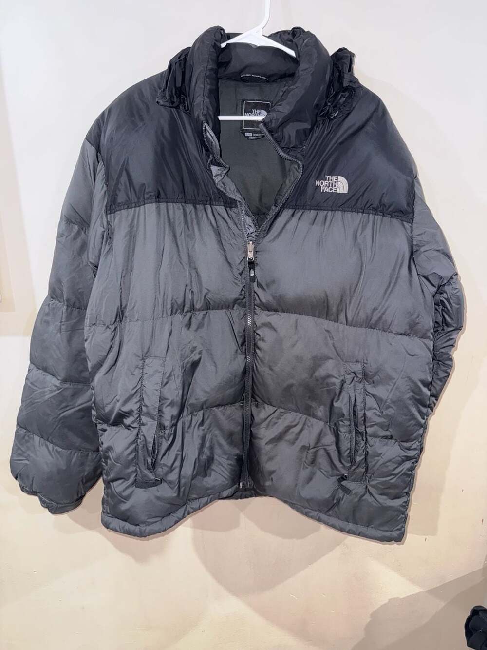 North Face Mens XL Blue Retro 96 Vintage Nuptse Puffer Jacket 700 Down Coat Ski